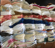 baled bulk linens by ecogoodz